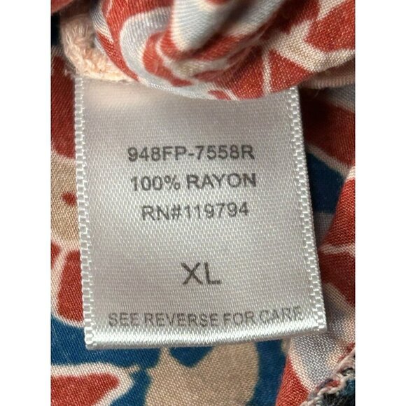 Vintage Y2K Babydoll Top Womens XL Unity World Wear Boho Hippie Gypsy Retro - Picture 9 of 13